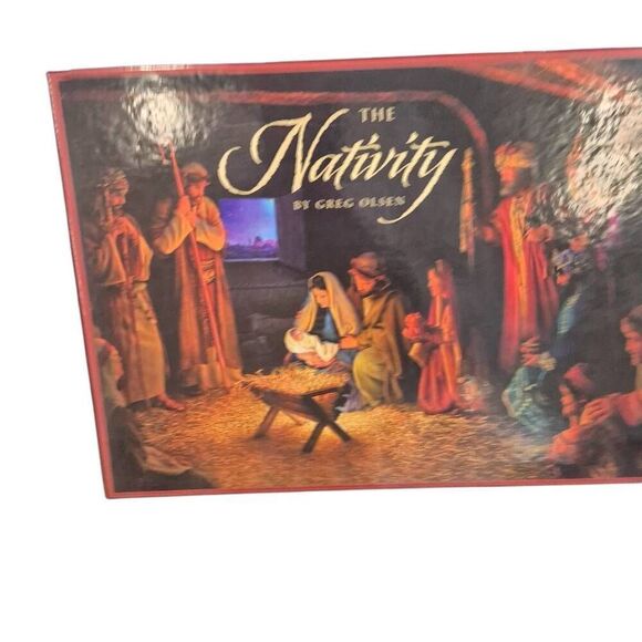 Galison The Nativity by Greg Olsen 1000 pc Jigsaw Puzzle NEW - Picture 2 of 8